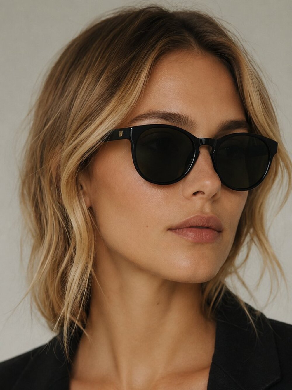 ANINE BING N802 Black Women's Sunglasses